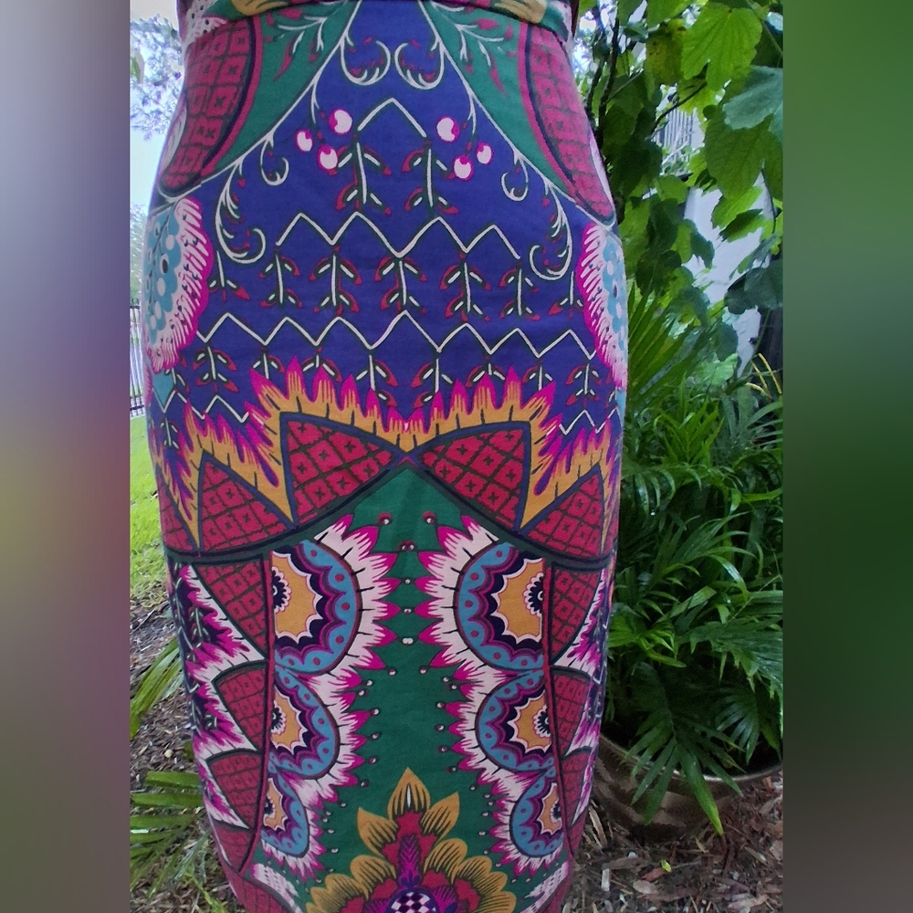🔥NEW MAEVE ANTHROPOLOGY Vibrant Multicolor Backless Dress Size 0 & FREE GIFT - Picture 5 of 14
